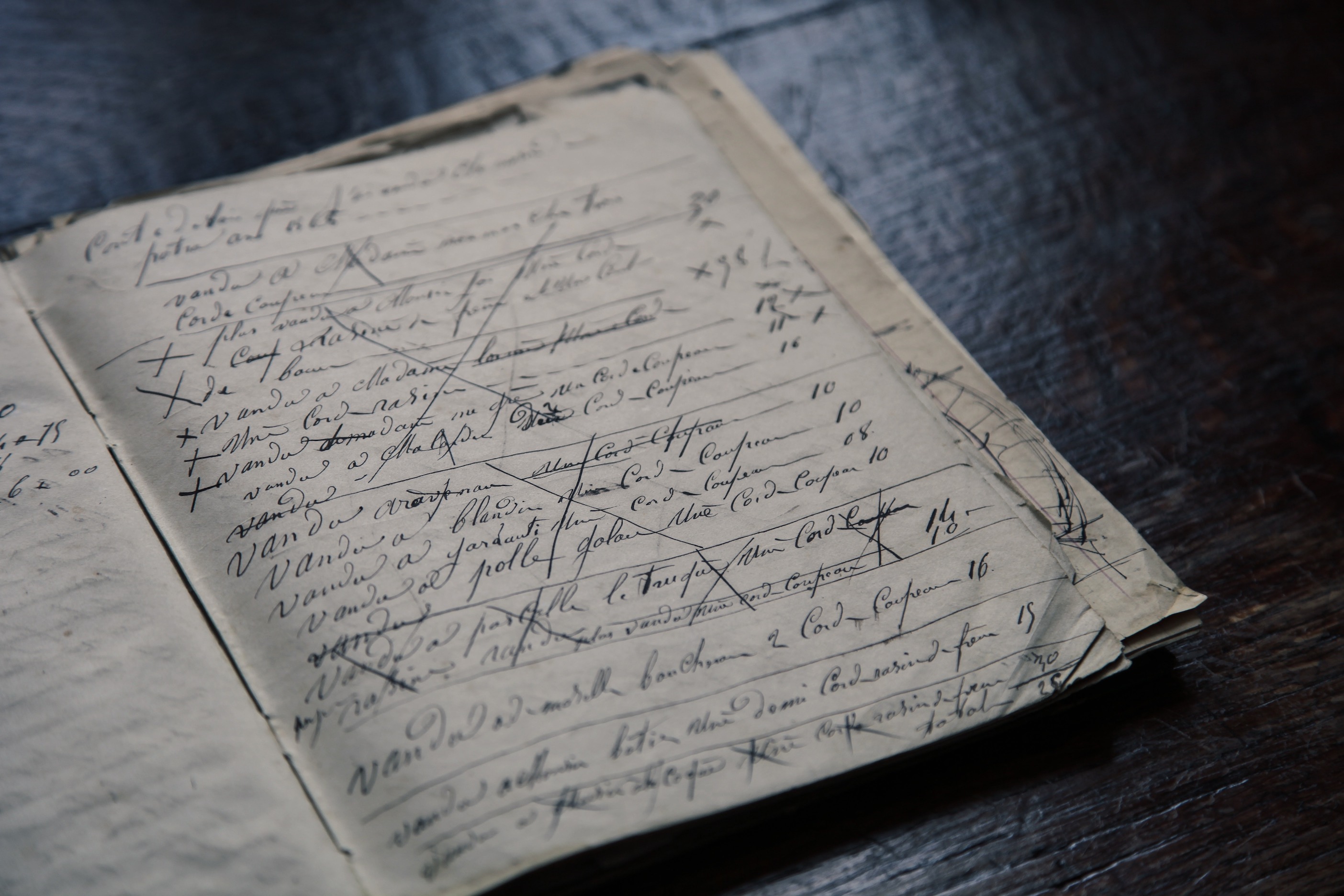 Handwritten notes
